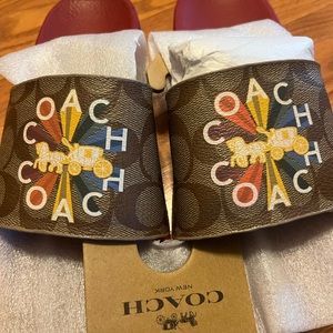 Brand new coach slides! Tags still on them!
